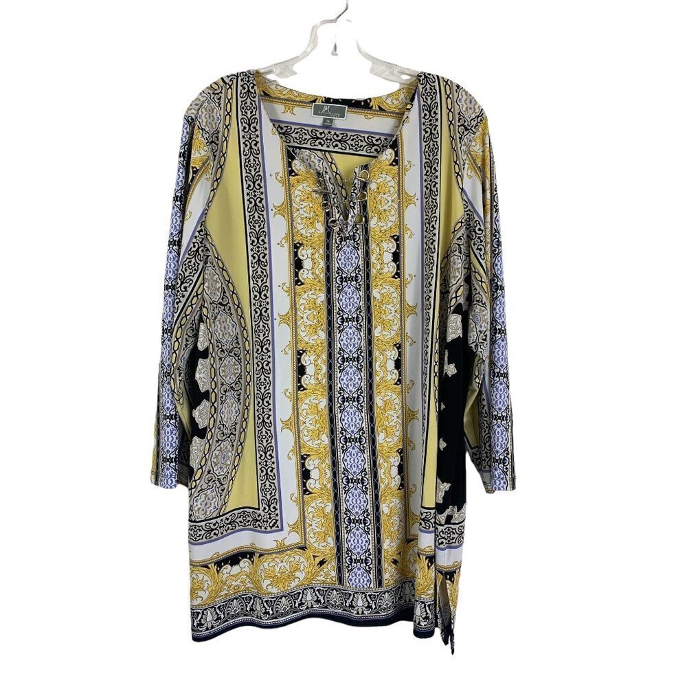JM Collection Women's Gorgeous Printed Blouse